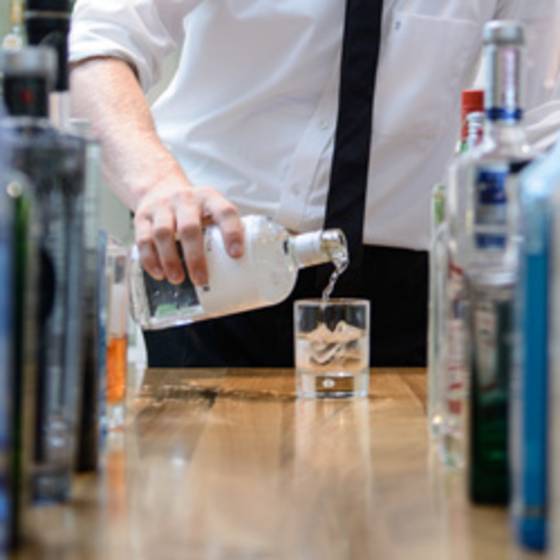 Gin enjoyment in 4 star hotel Liebmann