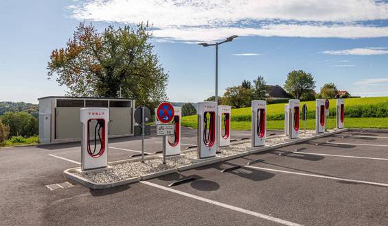 Tesla Supercharger at the Hotel Liebmann in Styria