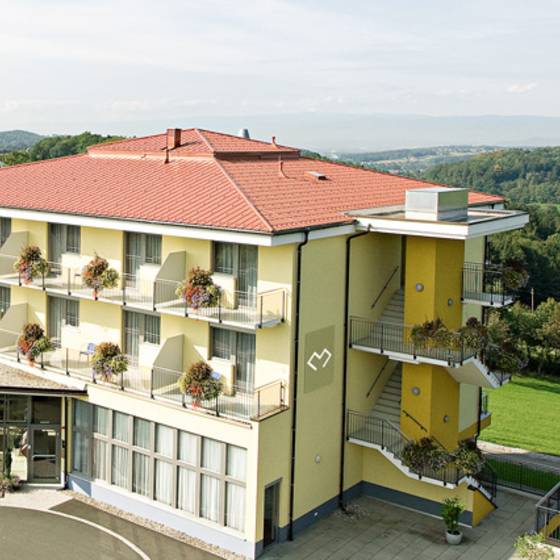 Exterior view from the family run 4 star hotel Liebmann