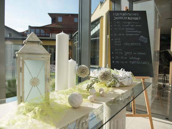 View from the 4 star seminar hotel in Styria