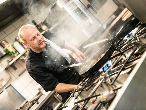 Regional cuisine in 4 star hotel Liebmann