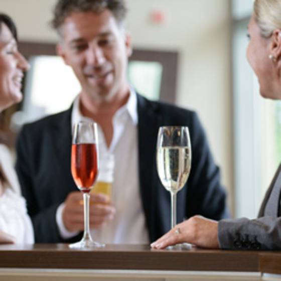 Noble gin enjoyment in the 4 star hotel Liebmann