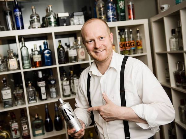 Stefan Liebmann with his created gin